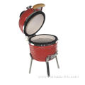 13inch mini red ceramic kamado grill SS cart